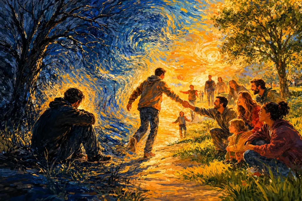 From Isolation to Integration: Social Recovery